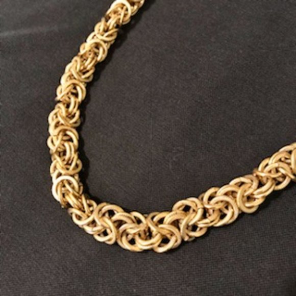 Vintage Byzantine Chain Necklace - Picture 3 of 5